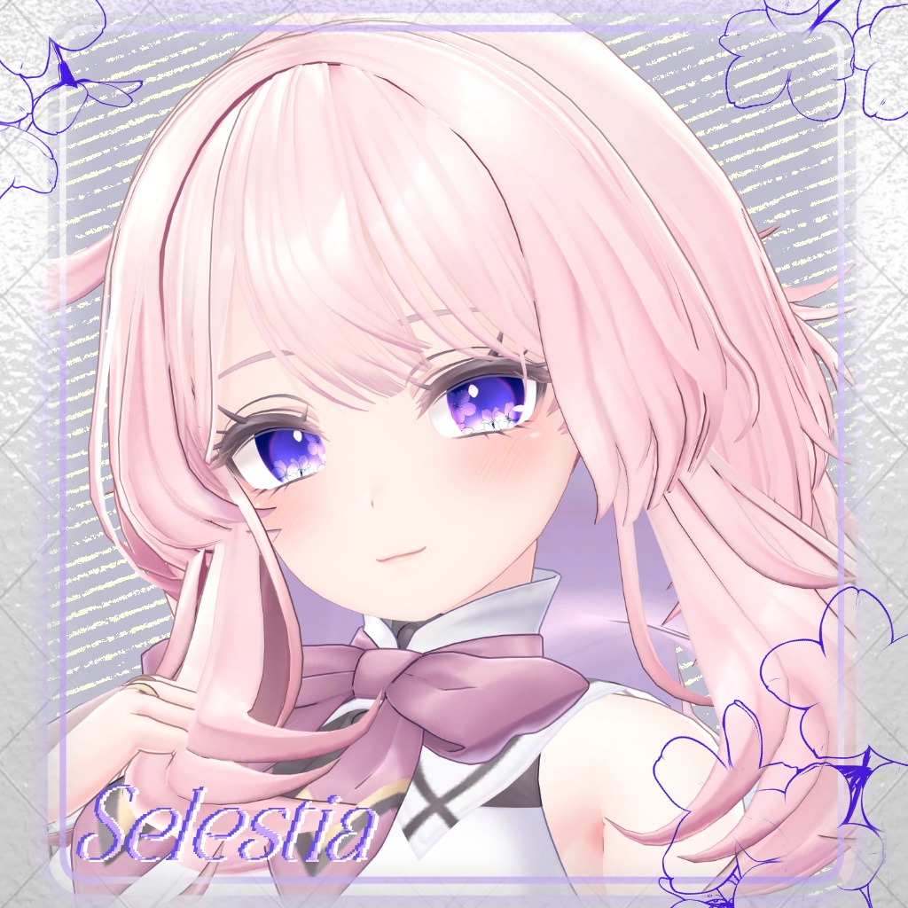 【21 アバター対応】 Glass Flower Eye