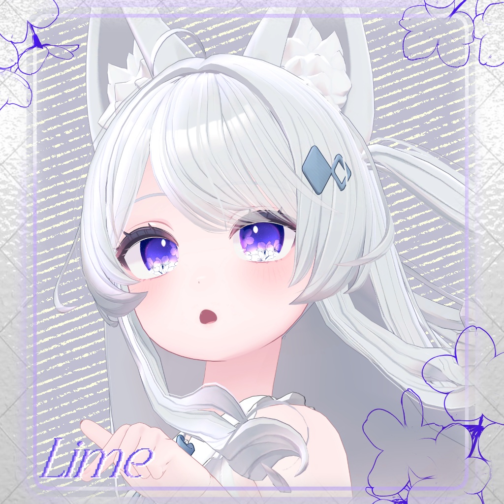 【21 アバター対応】 Glass Flower Eye