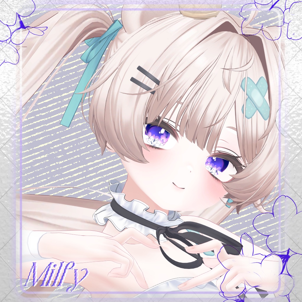 【21 アバター対応】 Glass Flower Eye