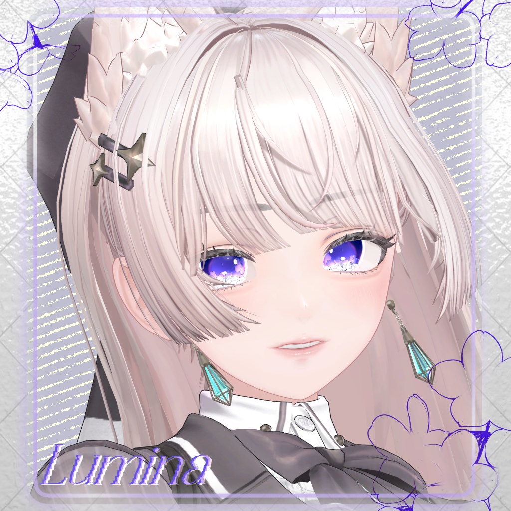 【21 アバター対応】 Glass Flower Eye