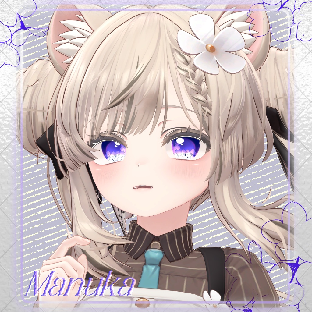 【21 アバター対応】 Glass Flower Eye