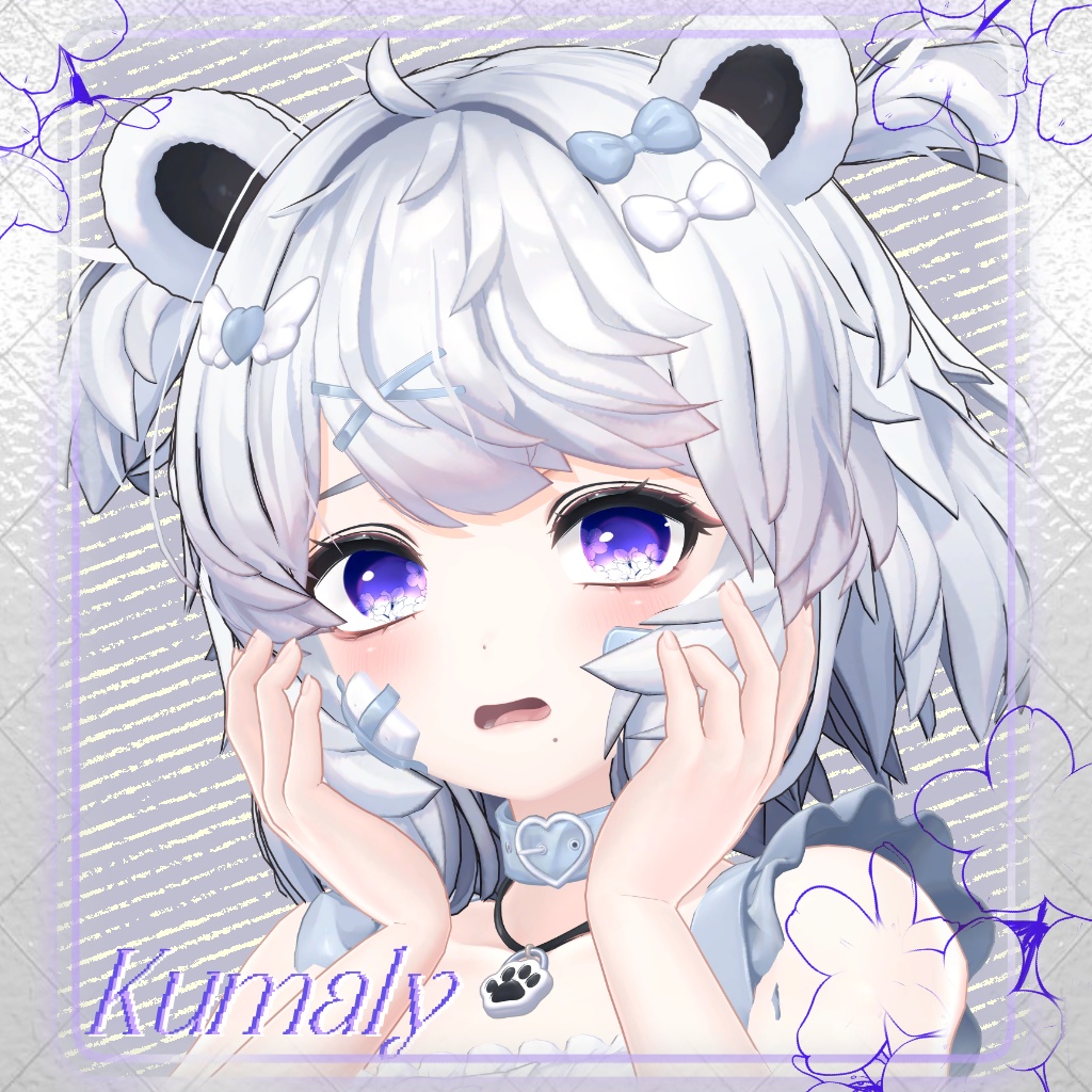 【21 アバター対応】 Glass Flower Eye