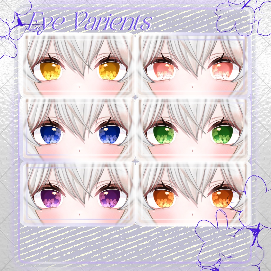 【21 アバター対応】 Glass Flower Eye