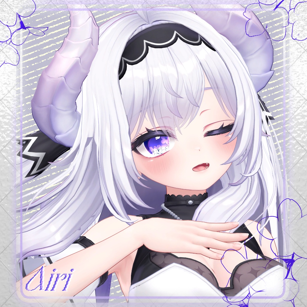 【21 アバター対応】 Glass Flower Eye