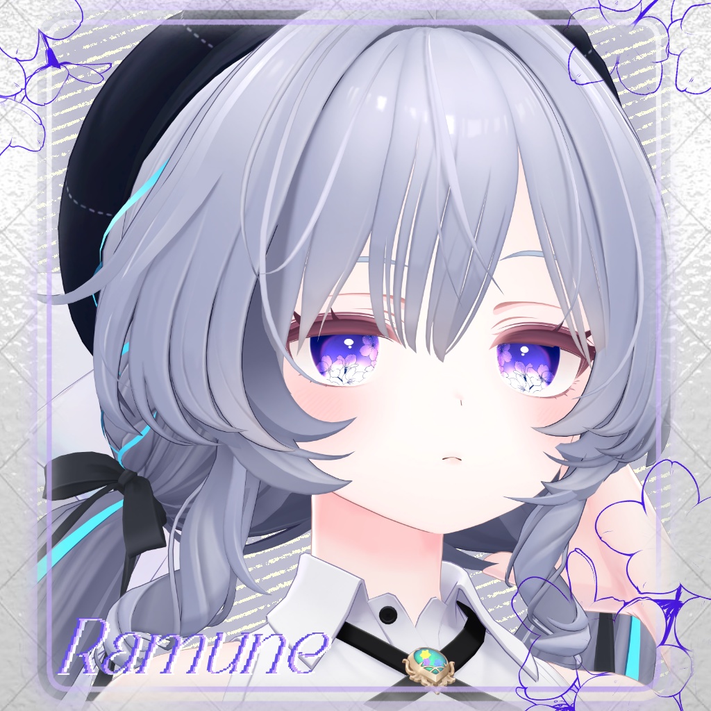 【21 アバター対応】 Glass Flower Eye