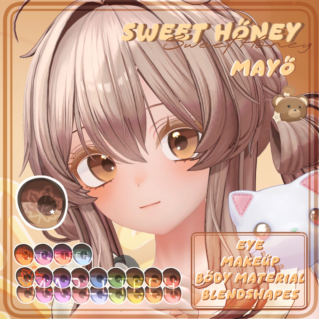 Sweet Honey | Mayo [まよ] | Eye, Makeup, Material, Blendshape