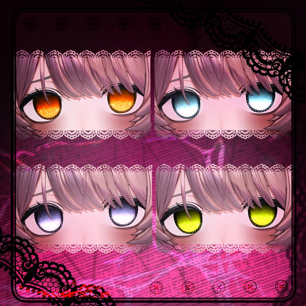 【18 アバター対応】 SHATTERED OBSESSION | EYE + MAKEUP