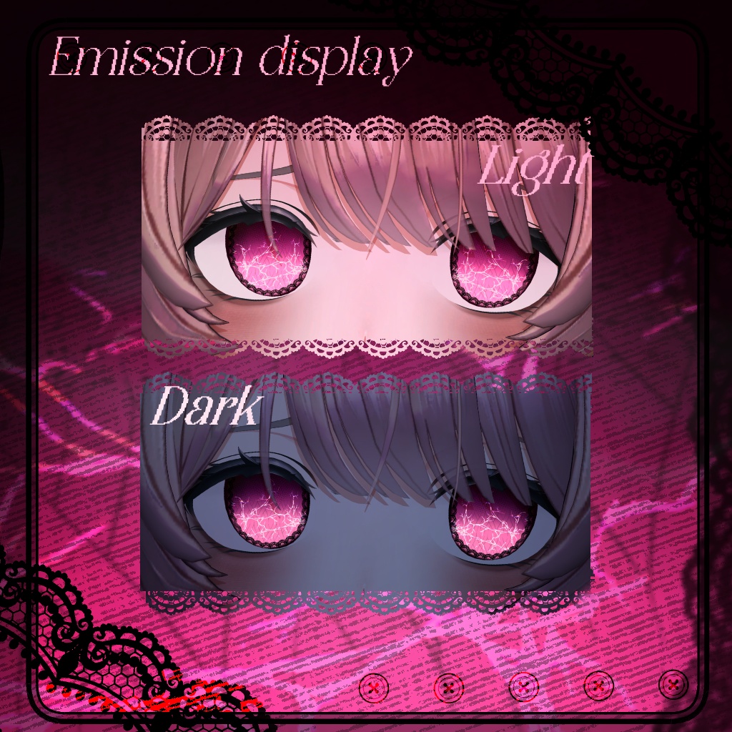 【18 アバター対応】 SHATTERED OBSESSION | EYE + MAKEUP
