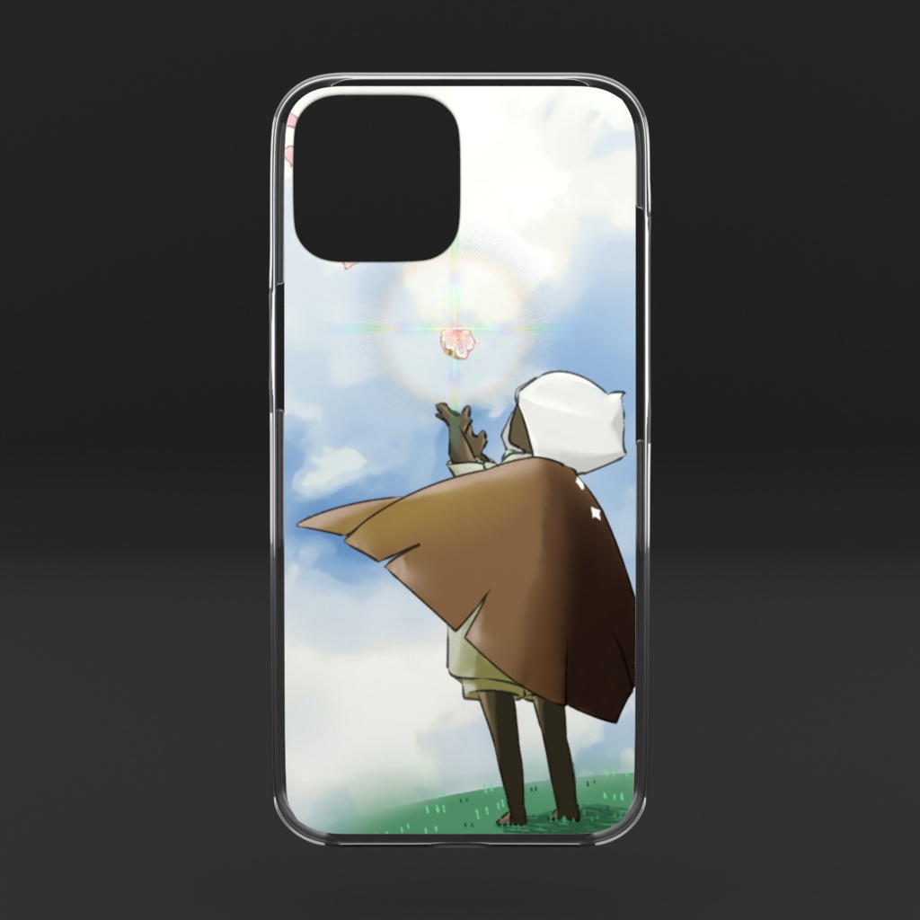 初めてのピンバッヂiPhoneクリアケース