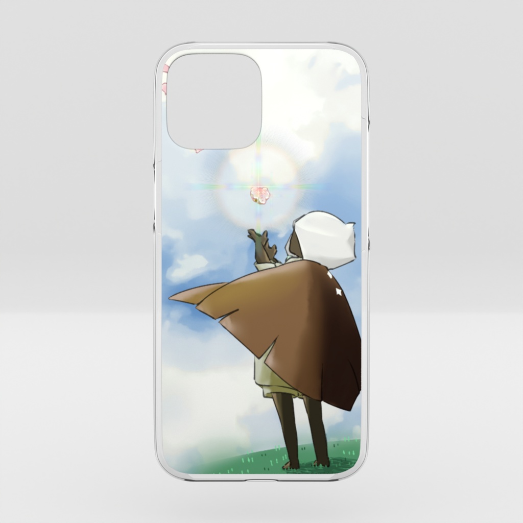 初めてのピンバッヂiPhoneクリアケース