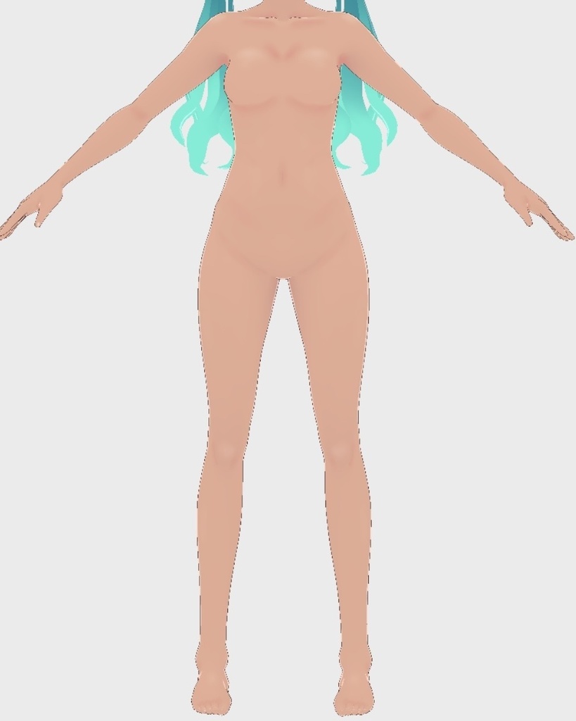 【ハイライト選択可】褐色肌向け ボディテクスチャ