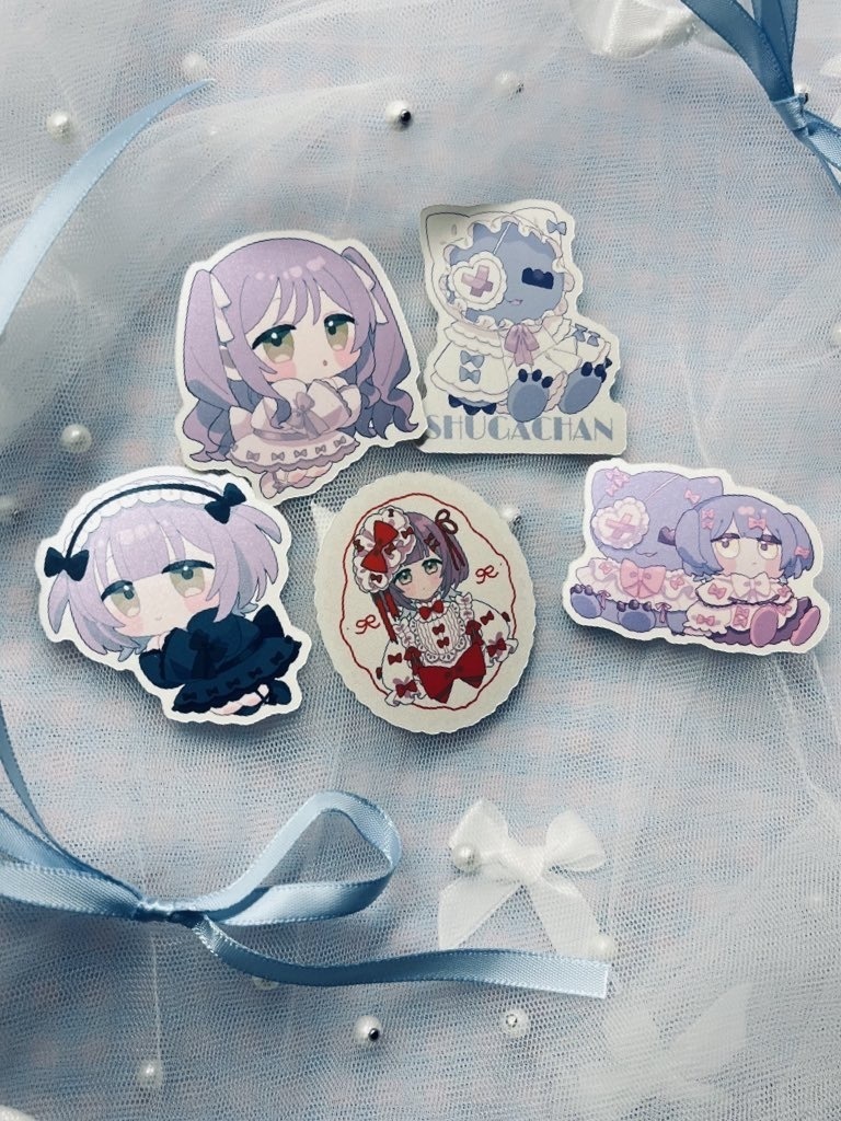 【VGGC11th】紫宮るな ステッカーセット