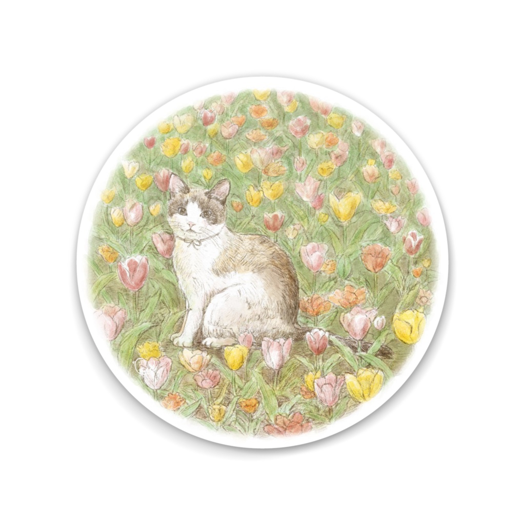 Le petit bonheur  缶ミラー75mm