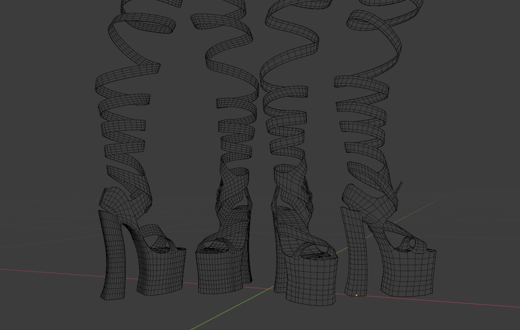 "Dream-crawler" Platform Heels