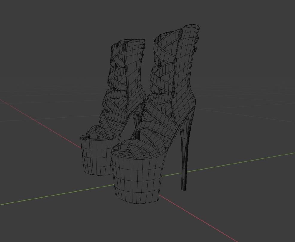 "Down for a ride" Platform Heels