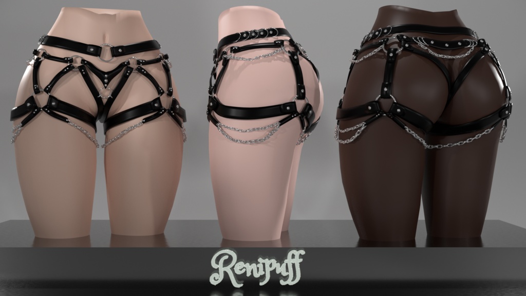 "Showing it off" Booty harness