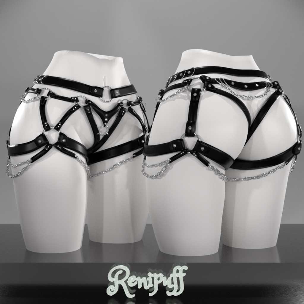 "Showing it off" Booty harness