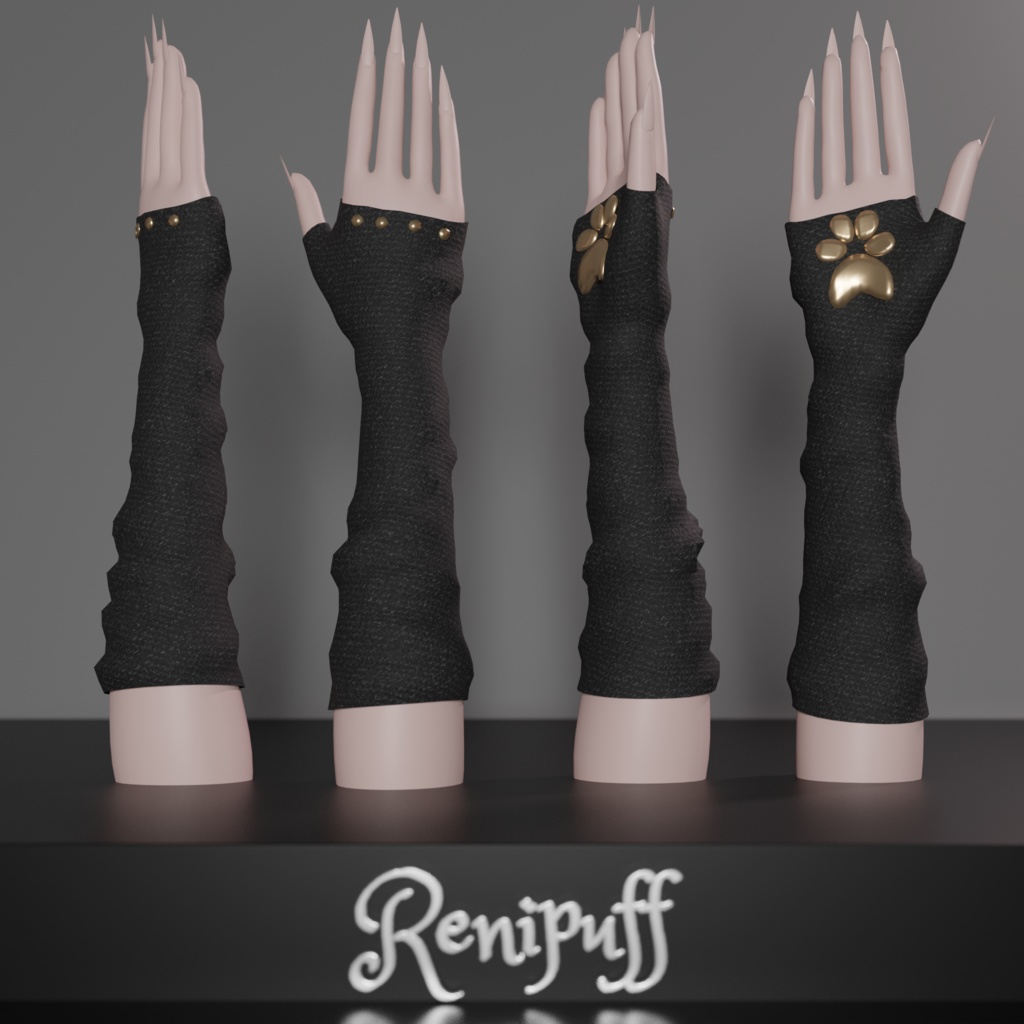 "Come here Kitten" gloves