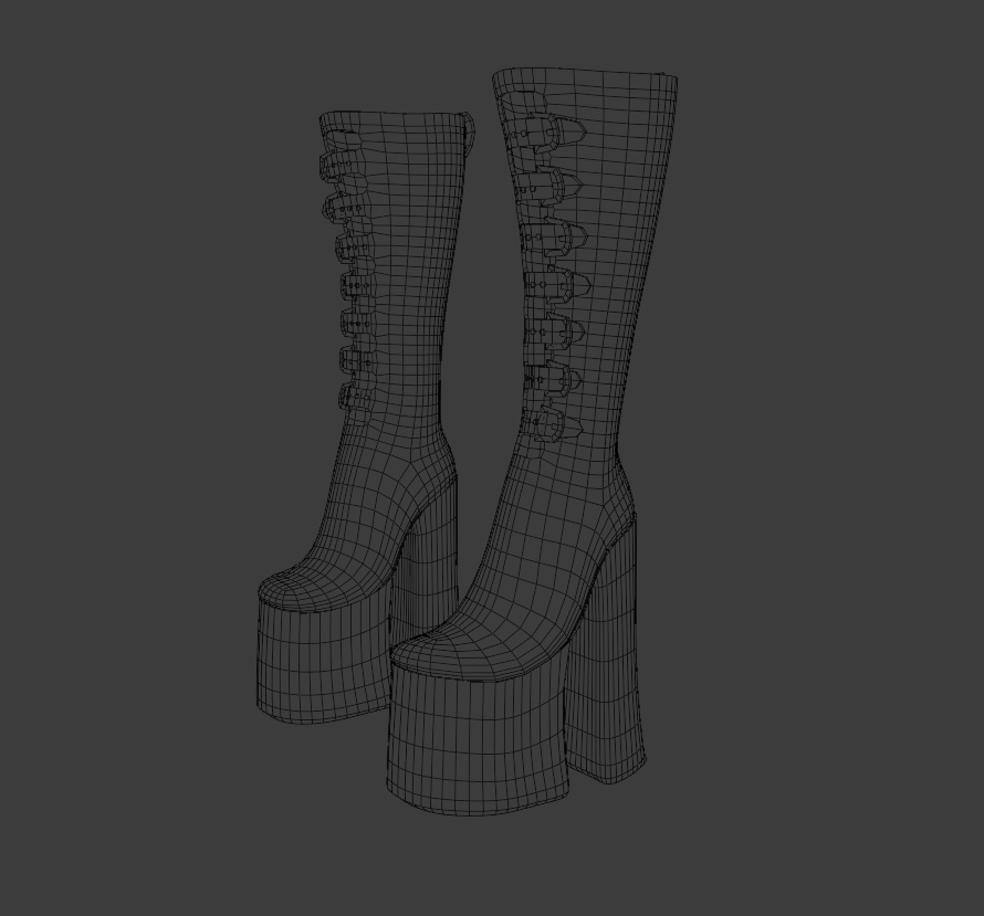 "Queen of Seduction" Platform Boots