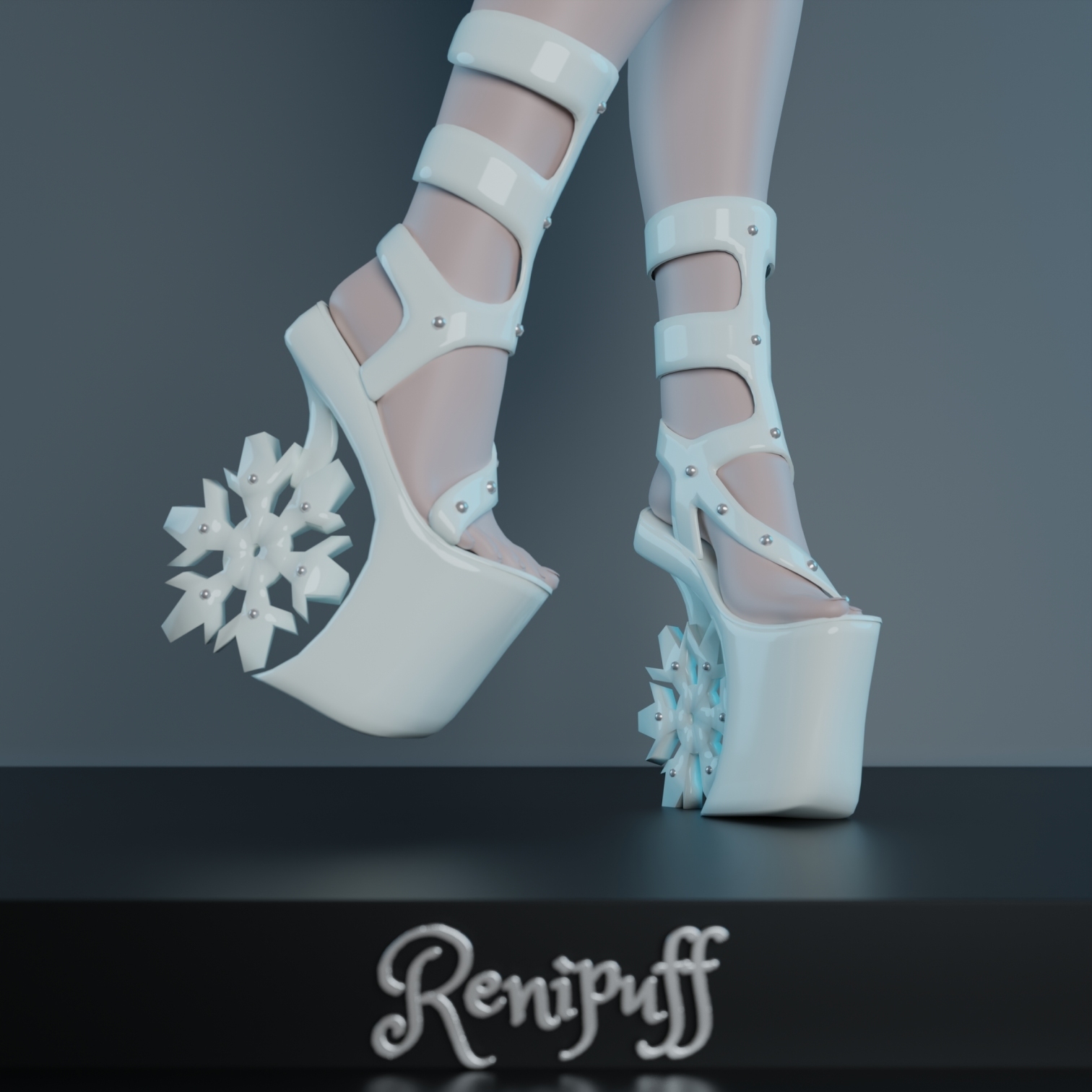 "Frozen Steps" Heels