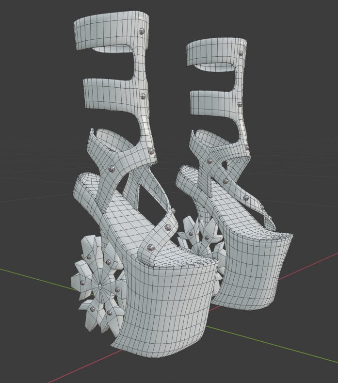 "Frozen Steps" Heels