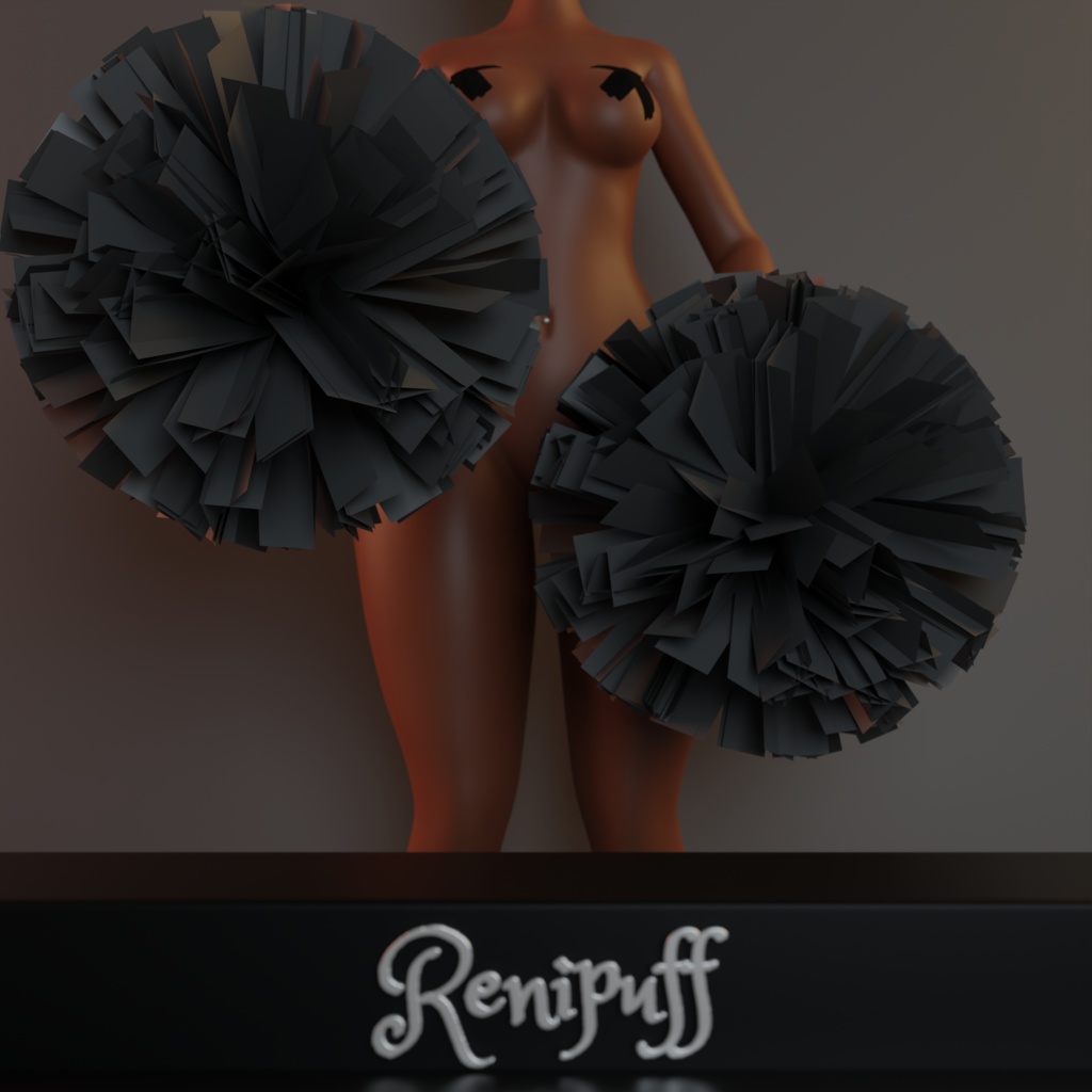 "Cheer me on" Pom-Pom