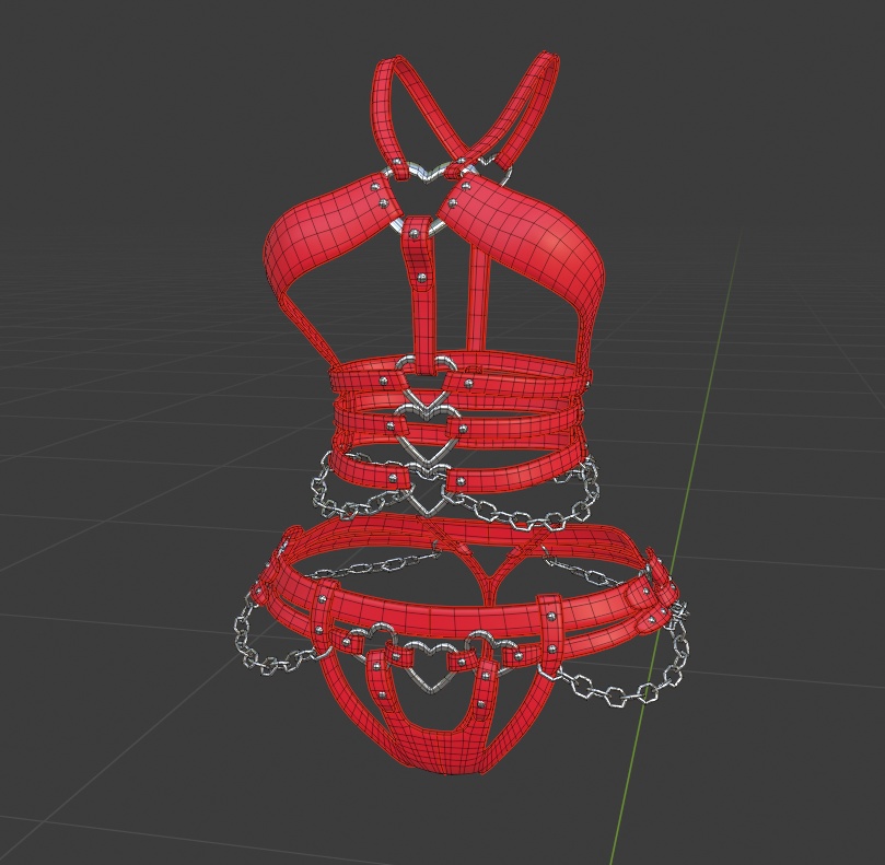 "Not today Cupid" Harness (2 versions)