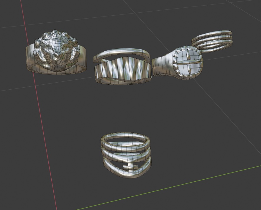 "Too Cool for You" Rings