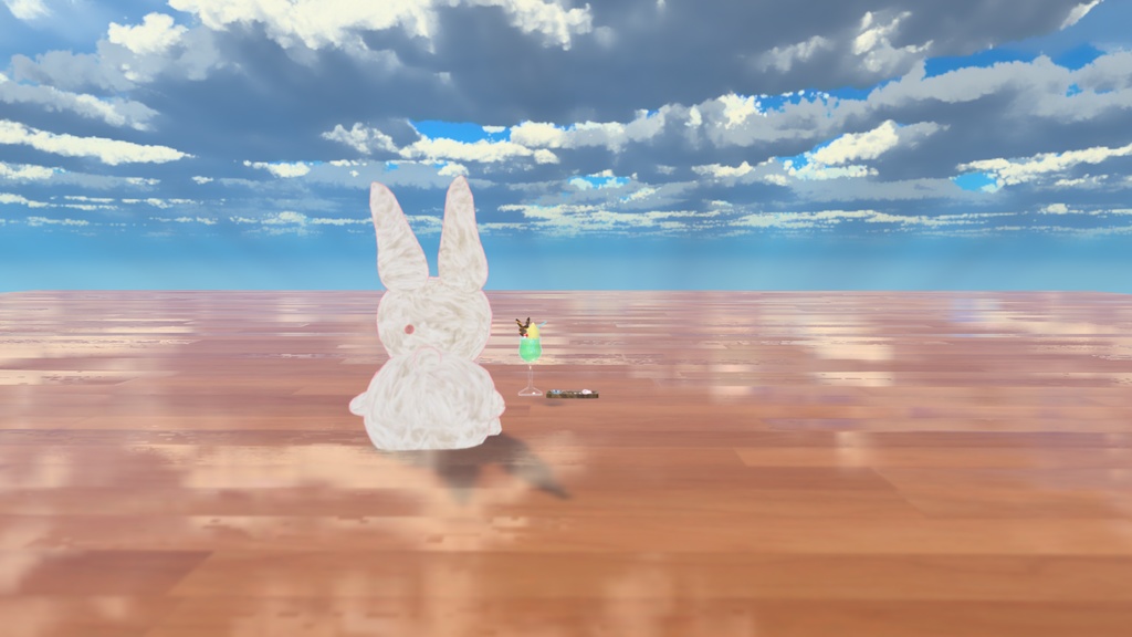 オリジナル3Dモデル 『クリームソーダ * ice cream float』* VRChat