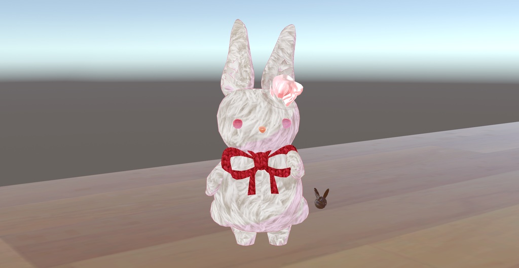 オリジナル3Dモデル 『うさぎのおやつセット』 * cluster