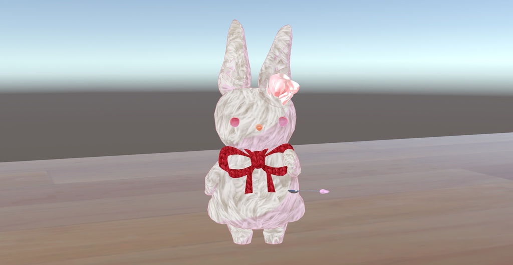 オリジナル3Dモデル 『うさぎのおやつセット』 * cluster