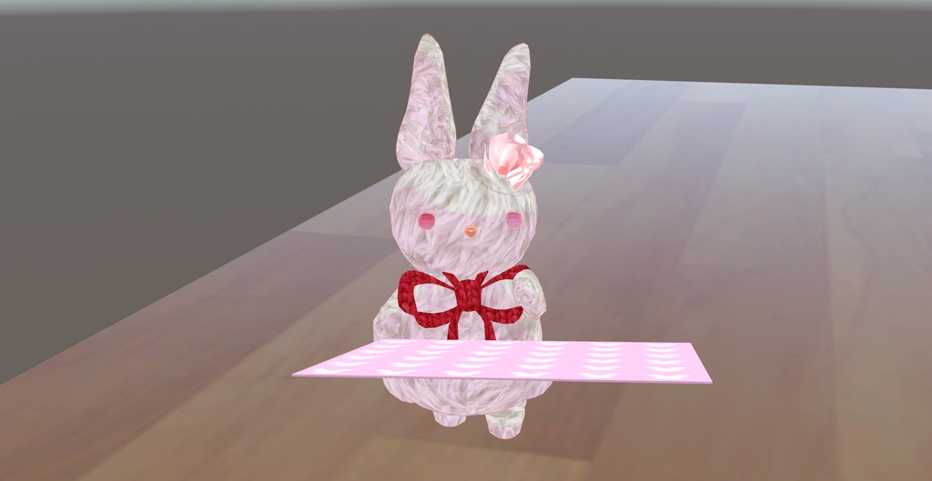 オリジナル3Dモデル 『うさぎのおやつセット』 * cluster