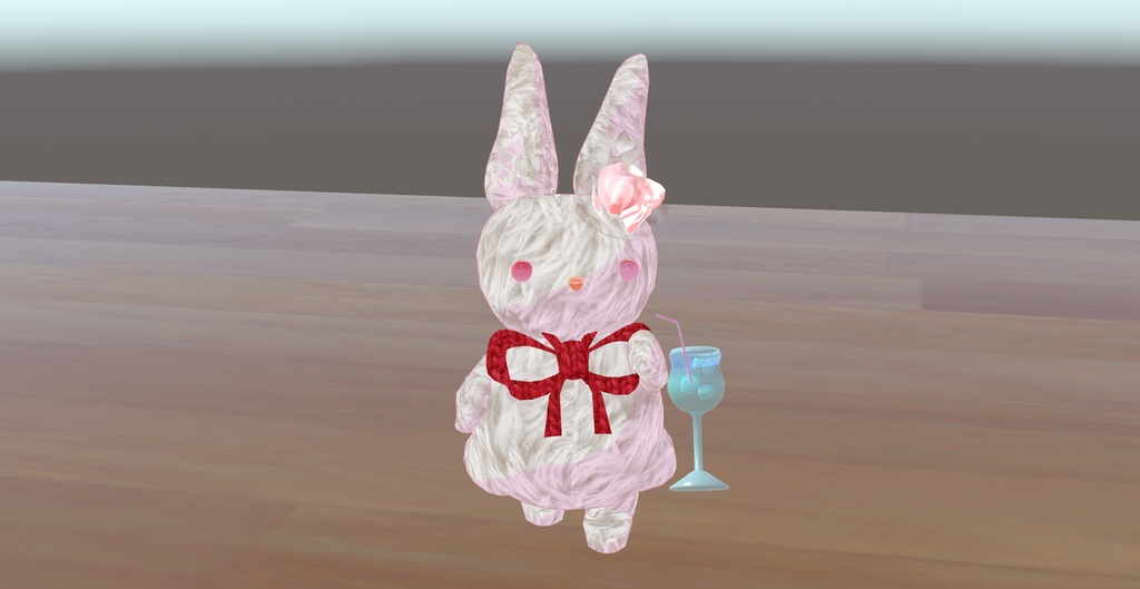 オリジナル3Dモデル 『うさぎのおやつセット』 * cluster