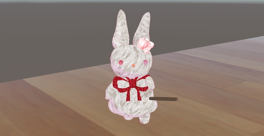 オリジナル3Dモデル 『うさぎのおやつセット』 * cluster