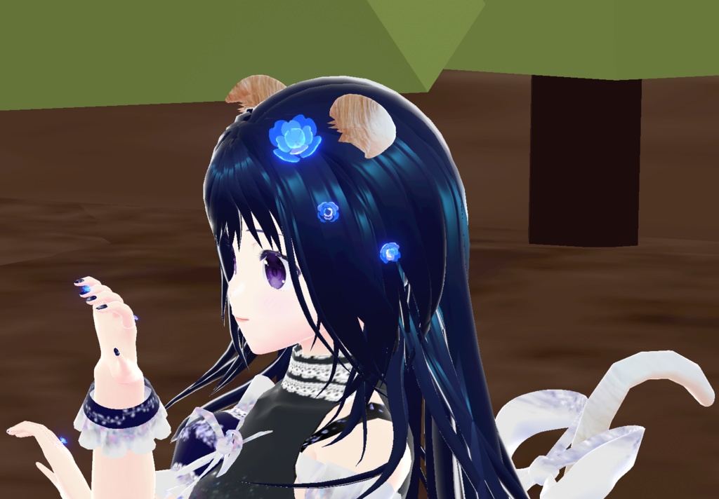 オリジナル3Dモデル アバター『うみ * Umi』 VRChat * cluster * NEOKET 対応