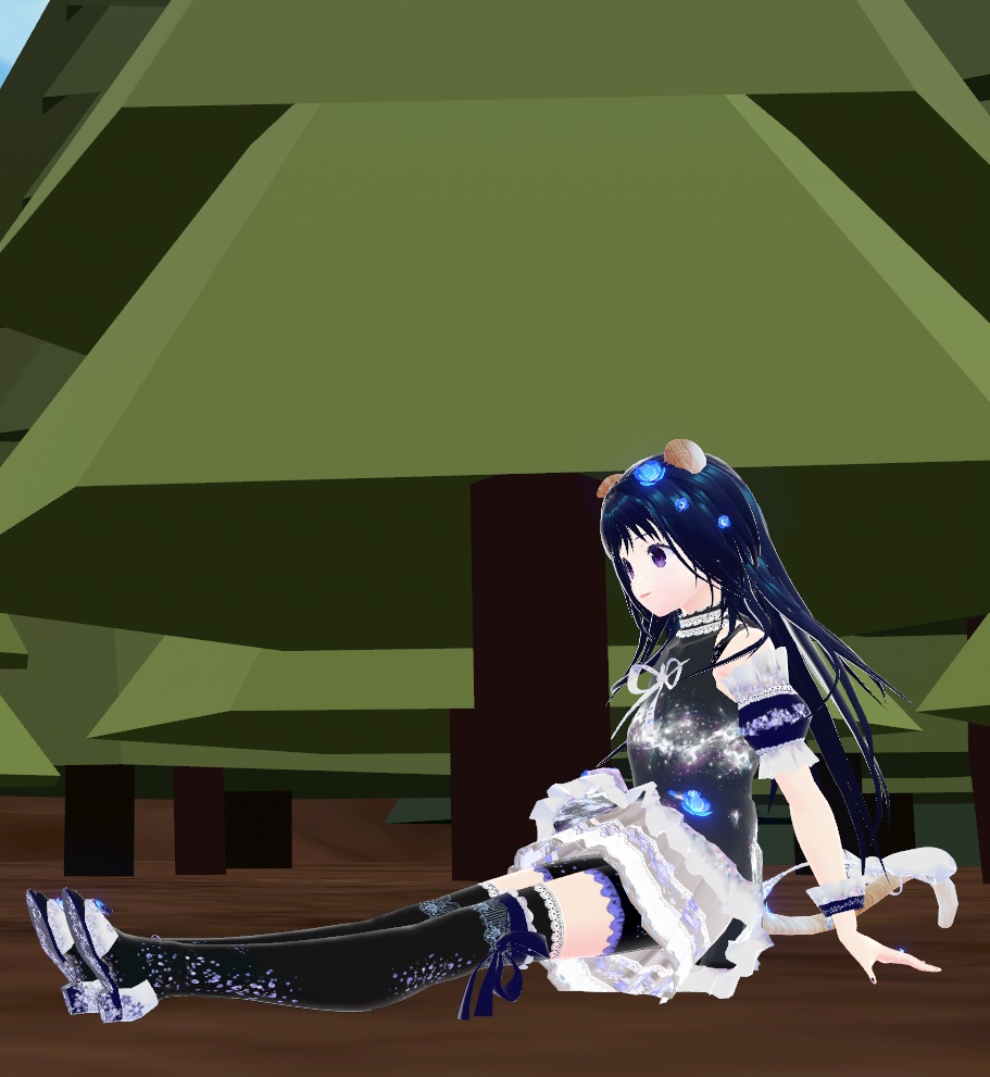 オリジナル3Dモデル アバター『うみ * Umi』 VRChat * cluster * NEOKET 対応