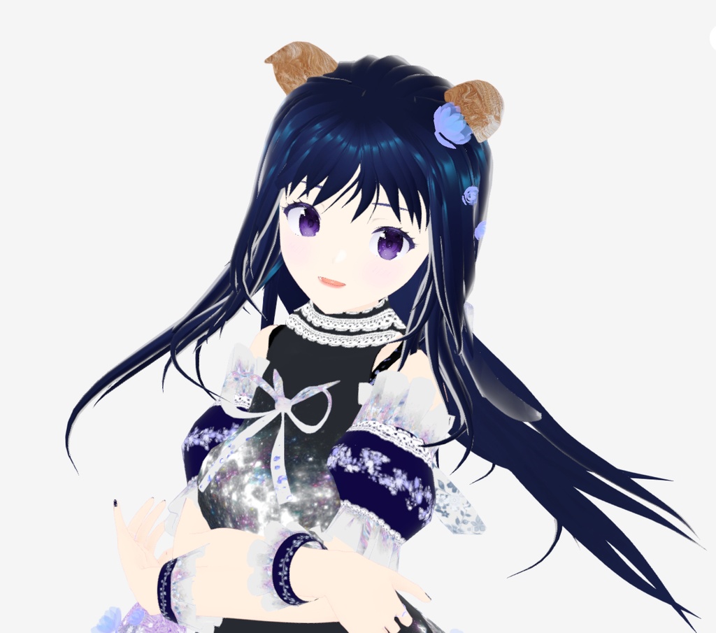 オリジナル3Dモデル アバター『うみ * Umi』 VRChat * cluster * NEOKET 対応