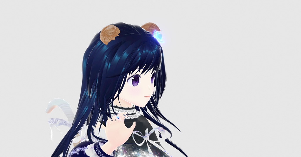 オリジナル3Dモデル アバター『うみ * Umi』 VRChat * cluster * NEOKET 対応