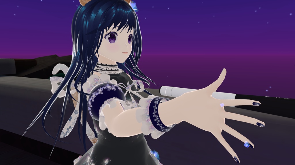 オリジナル3Dモデル アバター『うみ * Umi』 VRChat * cluster * NEOKET 対応