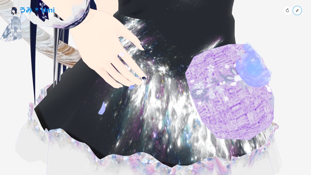 オリジナル3Dモデル アバター『うみ * Umi』 VRChat * cluster * NEOKET 対応