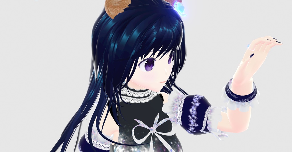 オリジナル3Dモデル アバター『うみ * Umi』 VRChat * cluster * NEOKET 対応