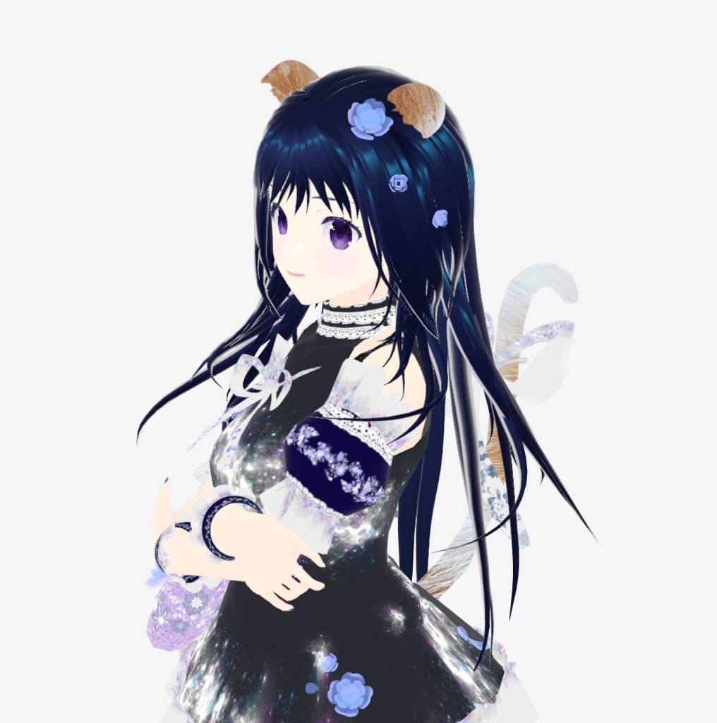 オリジナル3Dモデル アバター『うみ * Umi』 VRChat * cluster * NEOKET 対応