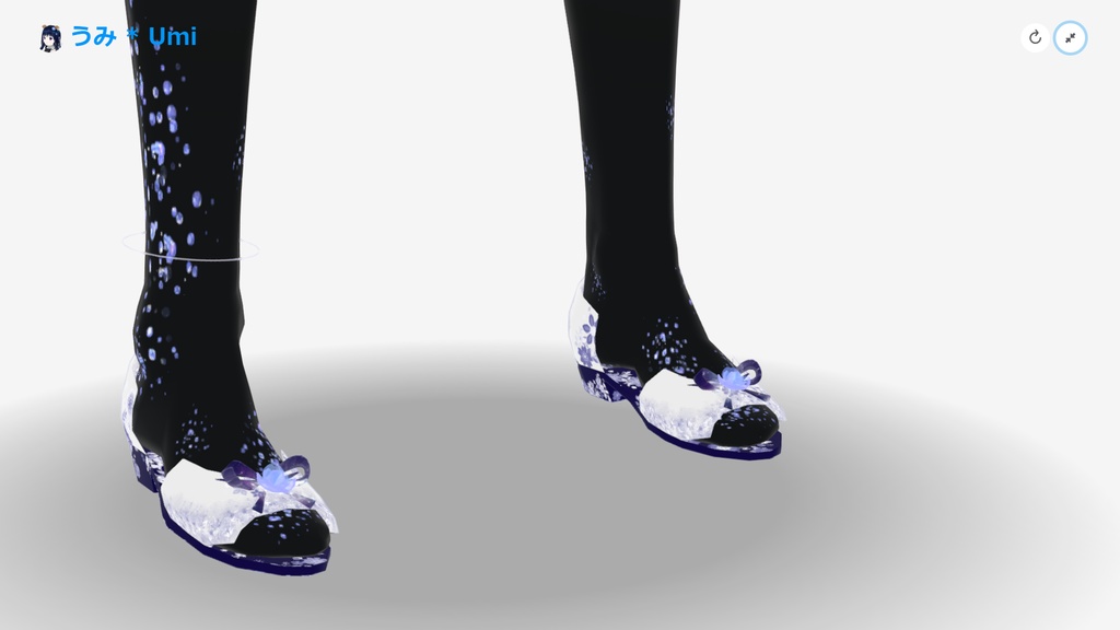 オリジナル3Dモデル アバター『うみ * Umi』 VRChat * cluster * NEOKET 対応