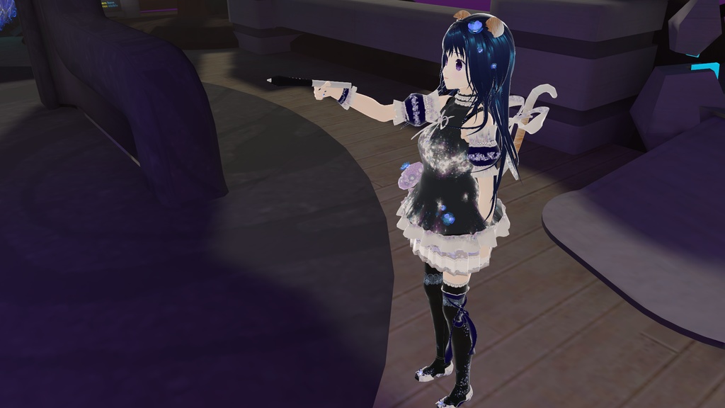 オリジナル3Dモデル アバター『うみ * Umi』 VRChat * cluster * NEOKET 対応