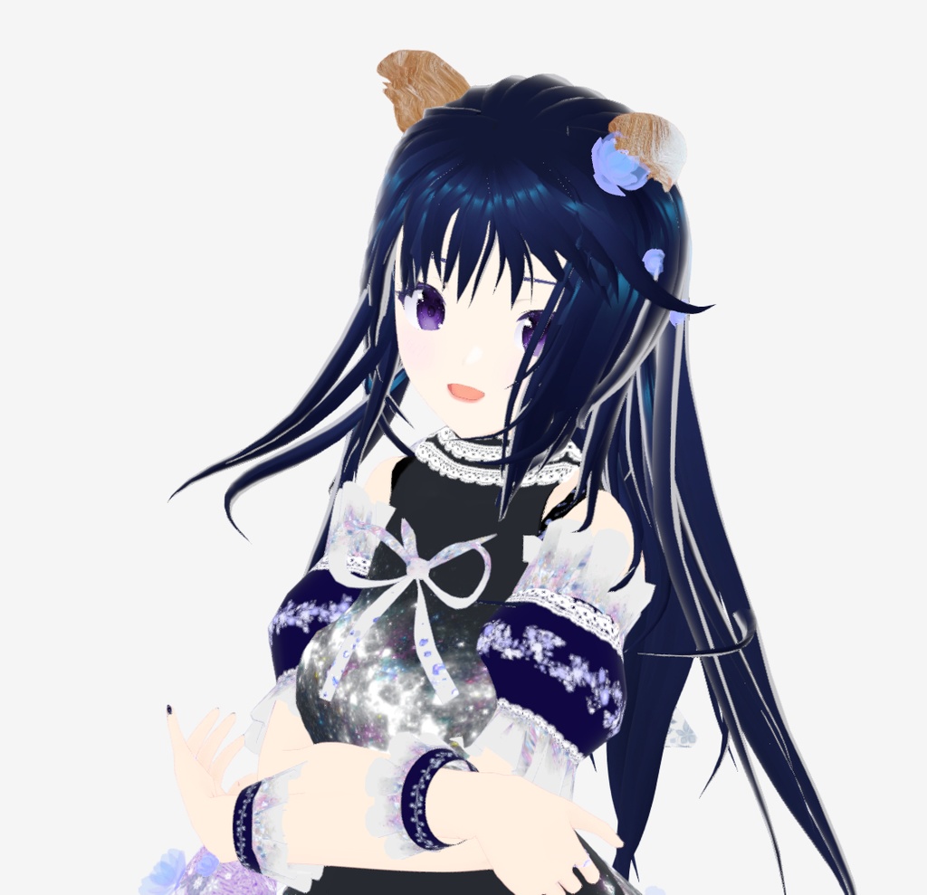 オリジナル3Dモデル アバター『うみ * Umi』 VRChat * cluster * NEOKET 対応