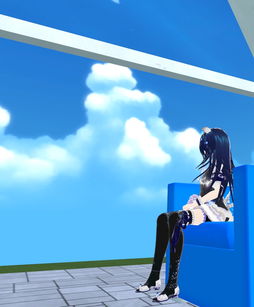 オリジナル3Dモデル アバター『うみ * Umi』 VRChat * cluster * NEOKET 対応