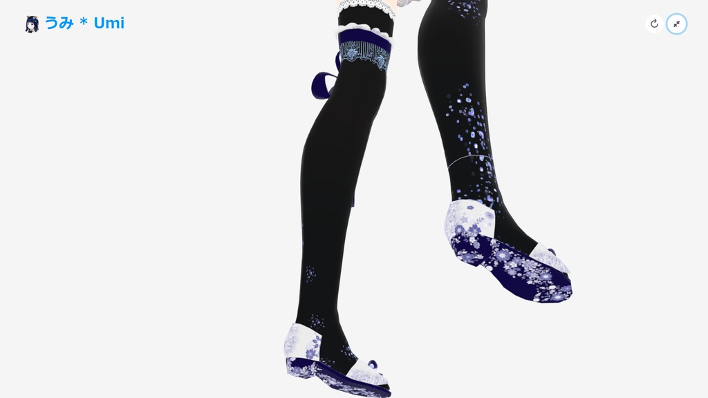 オリジナル3Dモデル アバター『うみ * Umi』 VRChat * cluster * NEOKET 対応