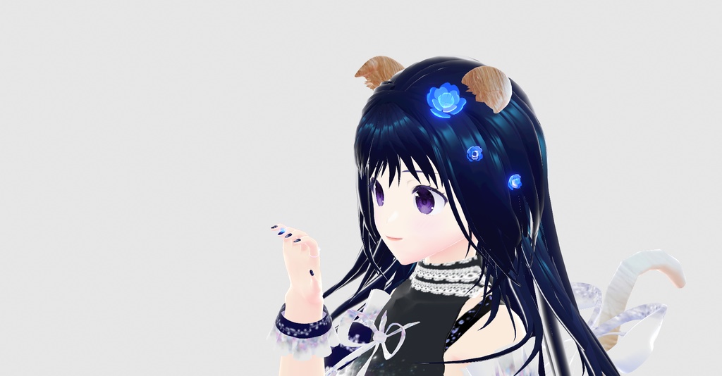 オリジナル3Dモデル アバター『うみ * Umi』 VRChat * cluster * NEOKET 対応