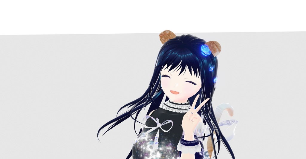 オリジナル3Dモデル アバター『うみ * Umi』 VRChat * cluster * NEOKET 対応