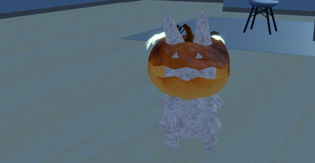 オリジナル3Dモデル 『かぼちゃ・パンプキン・ハロウィン * Jack-o'-Lantern』VRChat * cluster